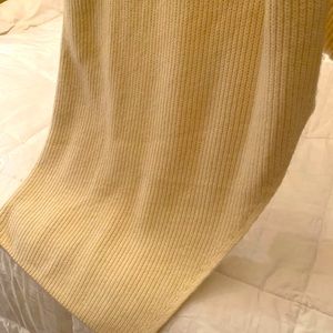 Long, cream, H&M sweater dress